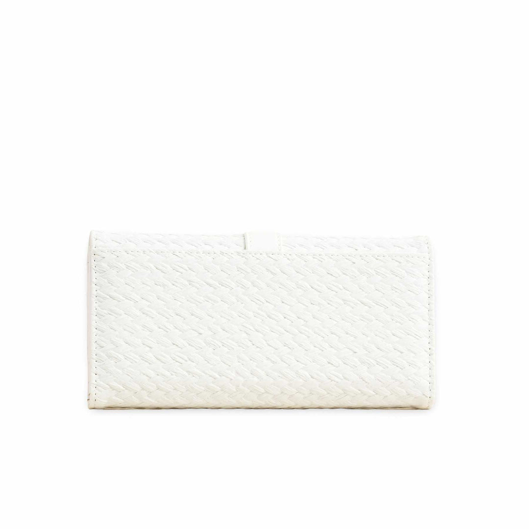 White Casual Wallet P70974