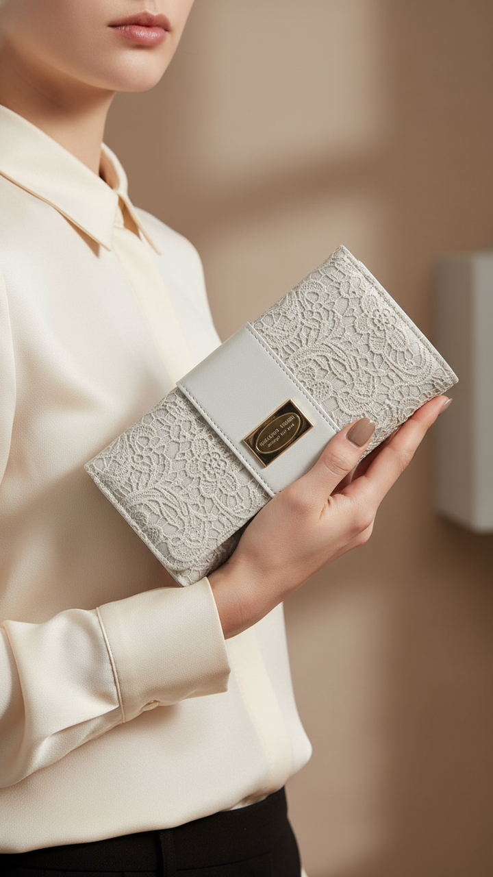 Grey Casual Wallet For Women P70977