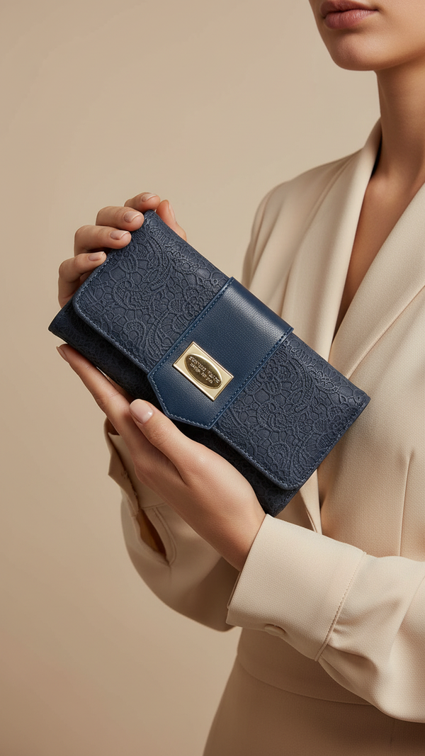 Blue Casual Wallet For Women P70977