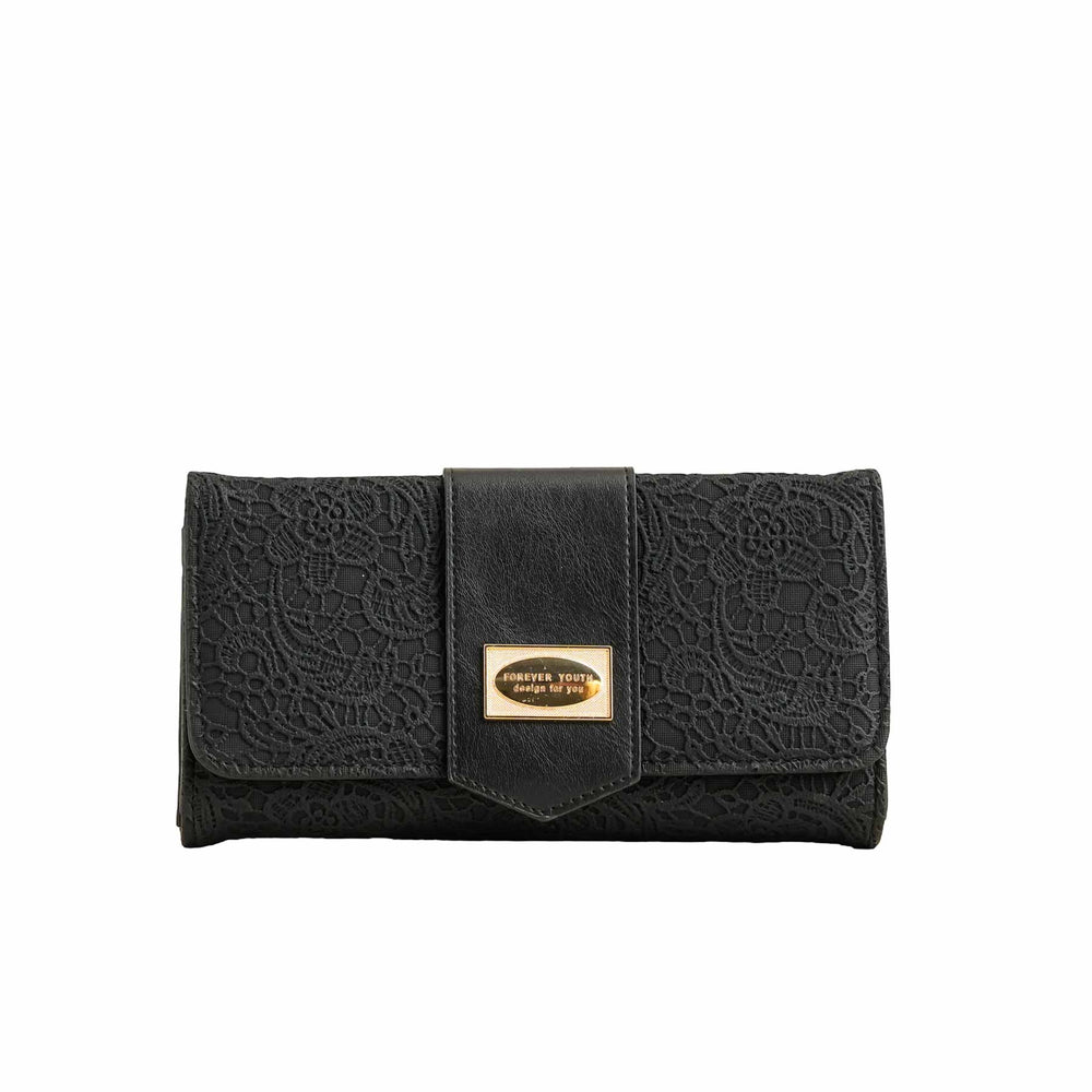 Black Casual Wallet For Women P70977