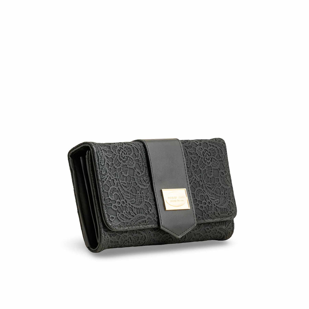 Black Casual Wallet For Women P70977