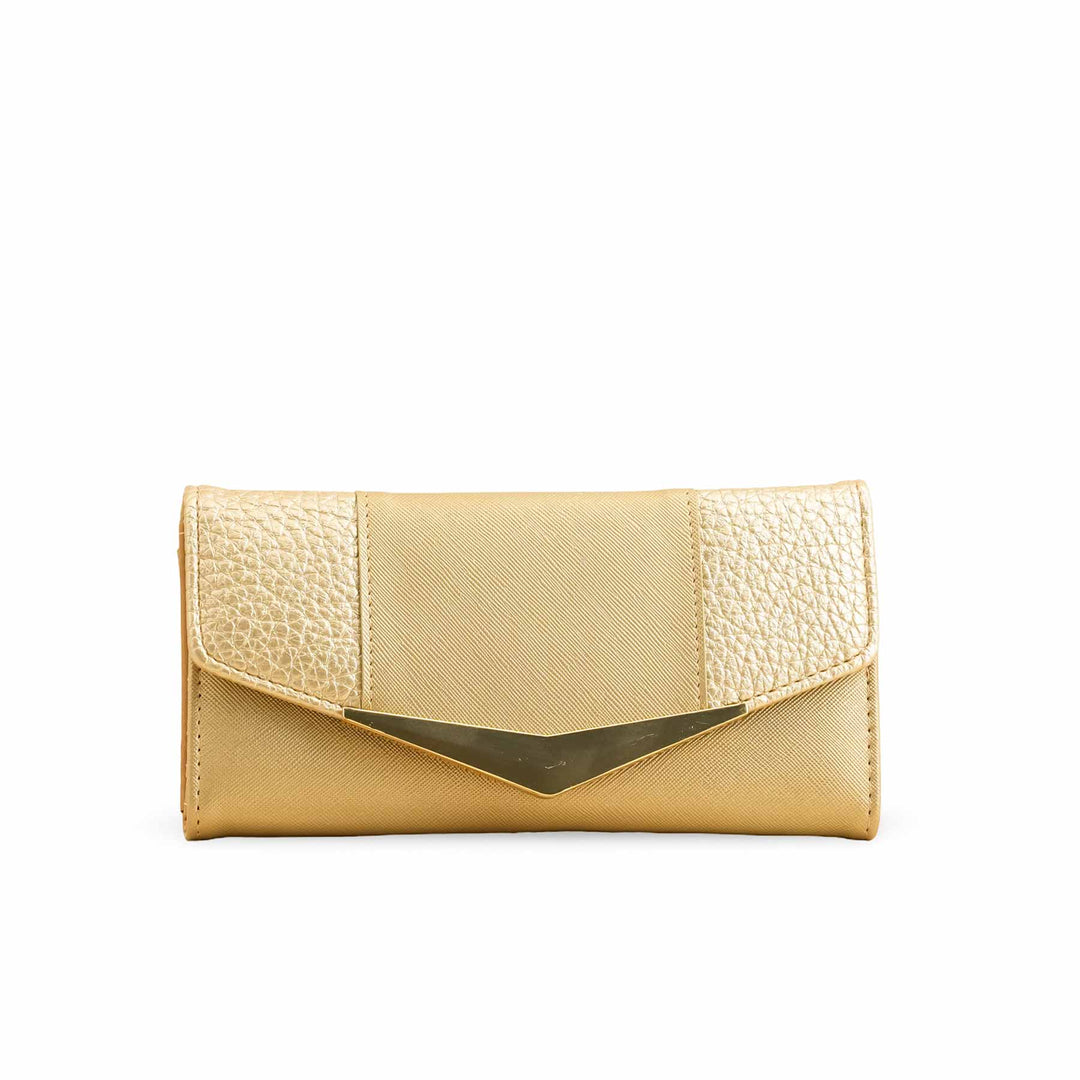 Golden Casual Wallet For Women P70978