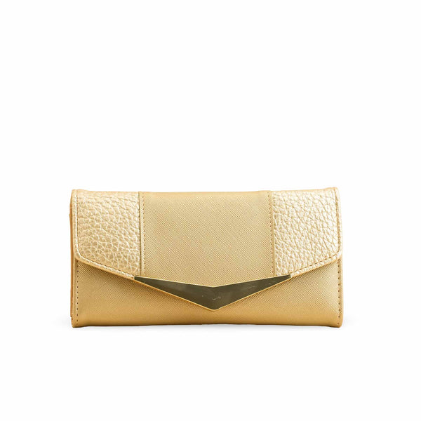 Golden Casual Wallet For Women P70978