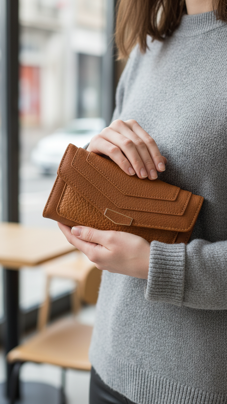 Brown Casual Wallet For Women P70980