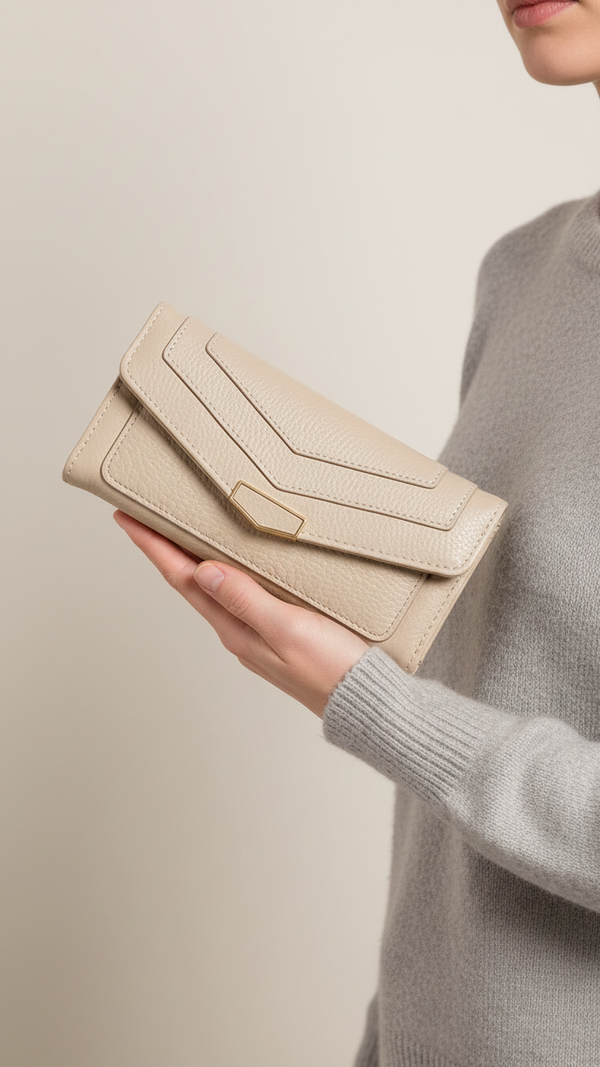 Grey Casual Wallet For Women P70980