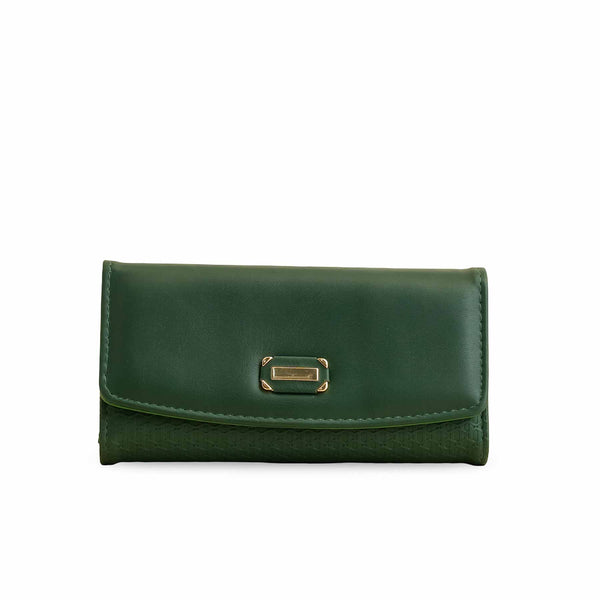 Green Casual Wallet For Women P70981
