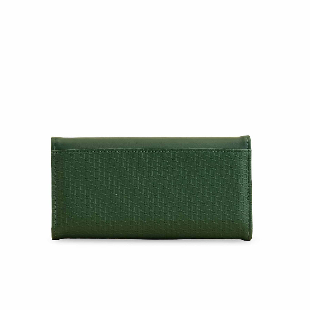 Green Casual Wallet For Women P70981