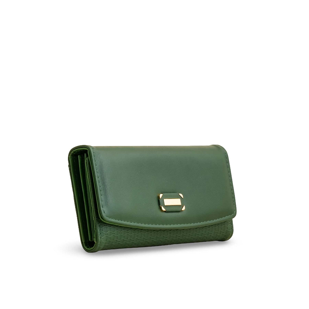 Green Casual Wallet For Women P70981