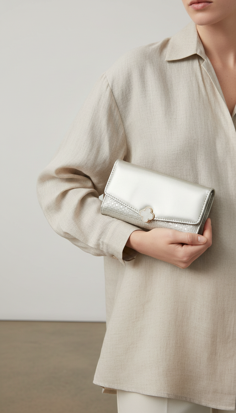 Silver Casual Wallet P70982