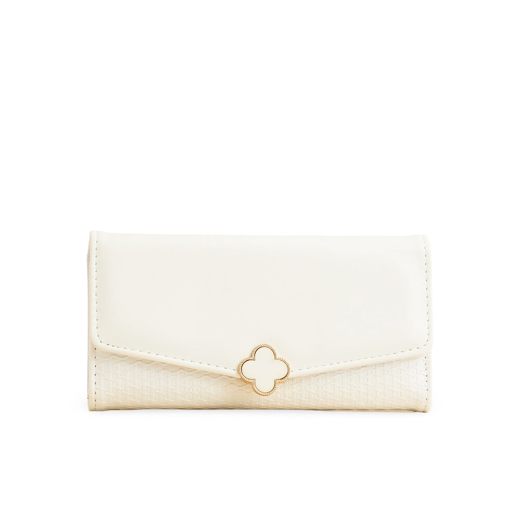 White Casual Wallet P70982