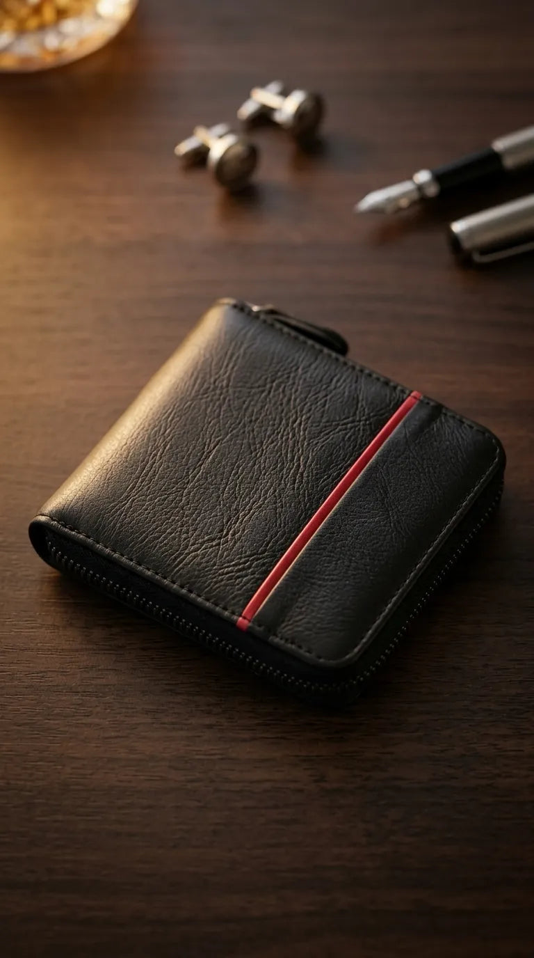 Black Casual Wallet For Men P71003