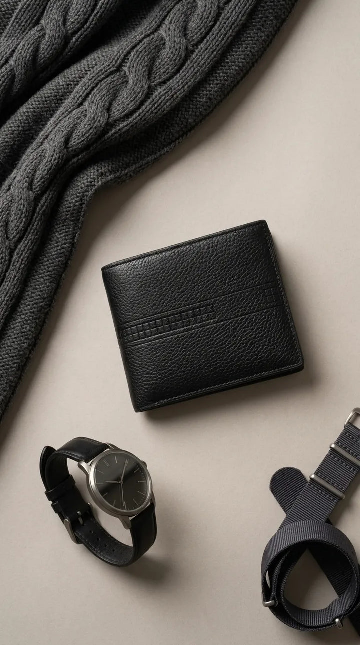 Black Casual Wallet For Men P71004