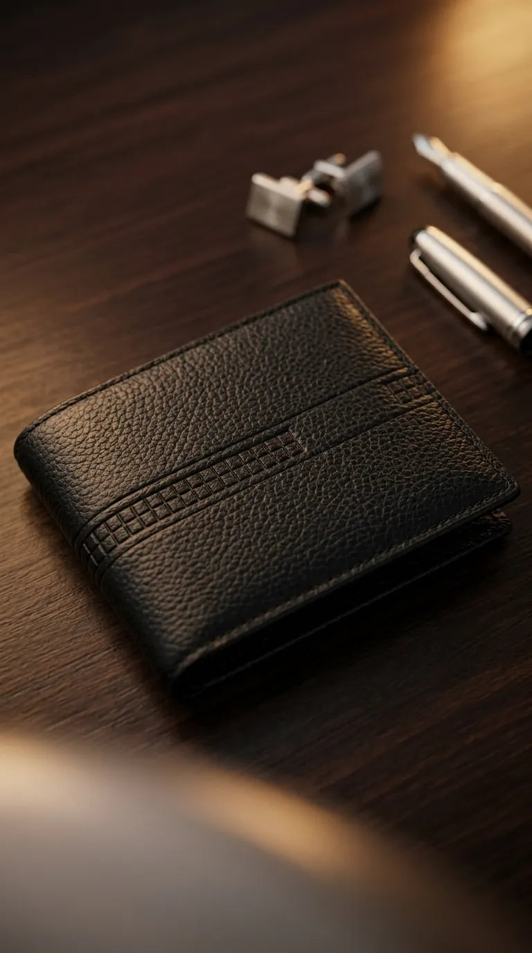 Black Casual Wallet For Men P71004