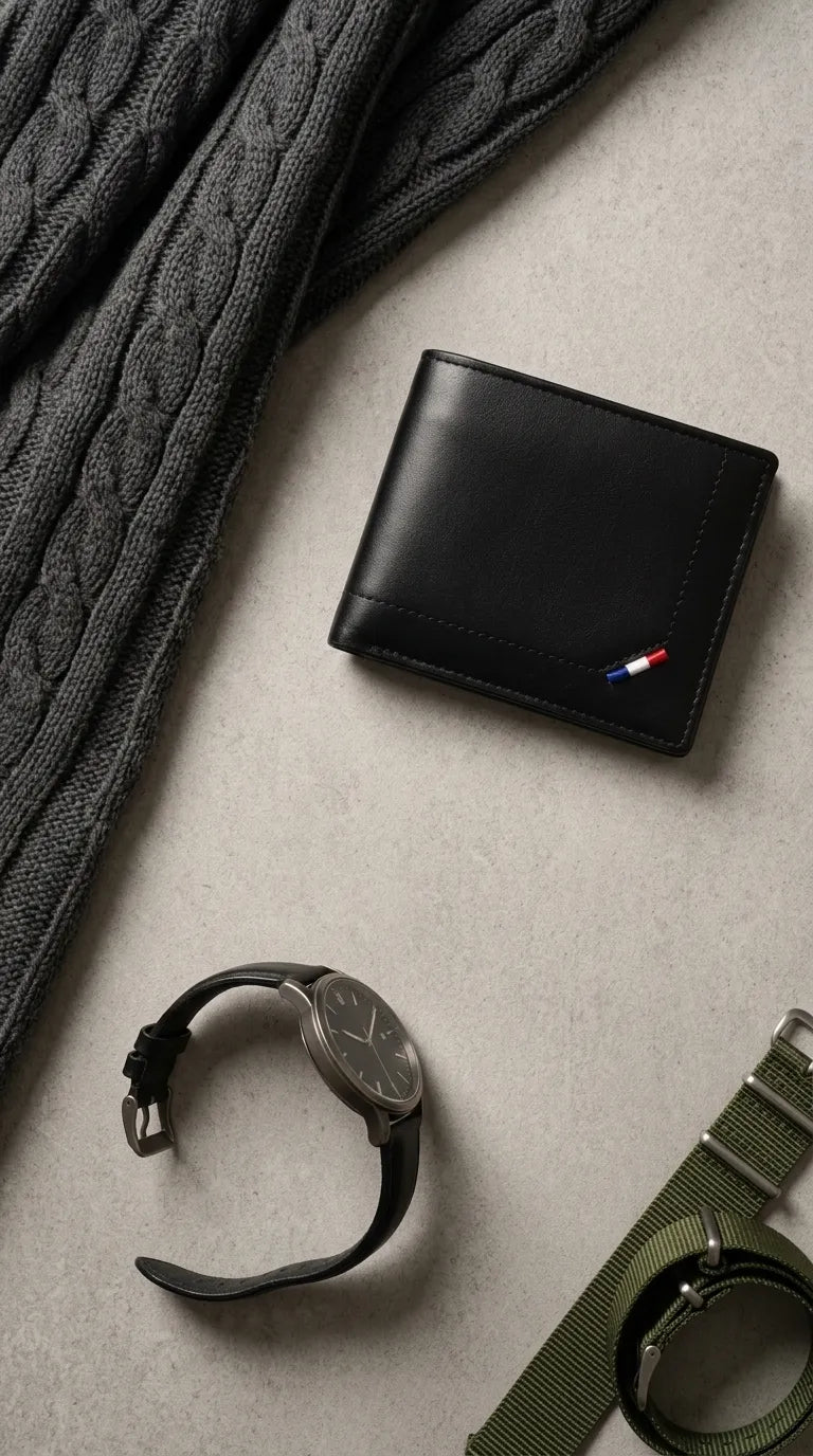 Black Casual Wallet For Men P71006