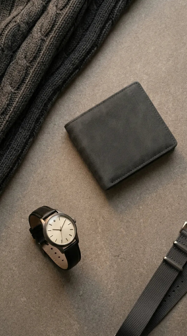 Black Casual Wallet For Men P71007