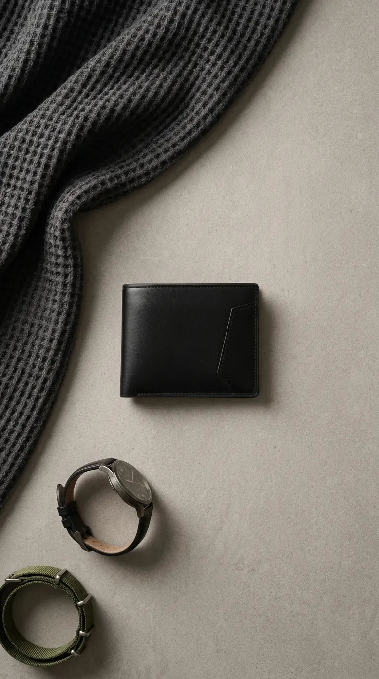 Black Casual Wallet For Men P71008