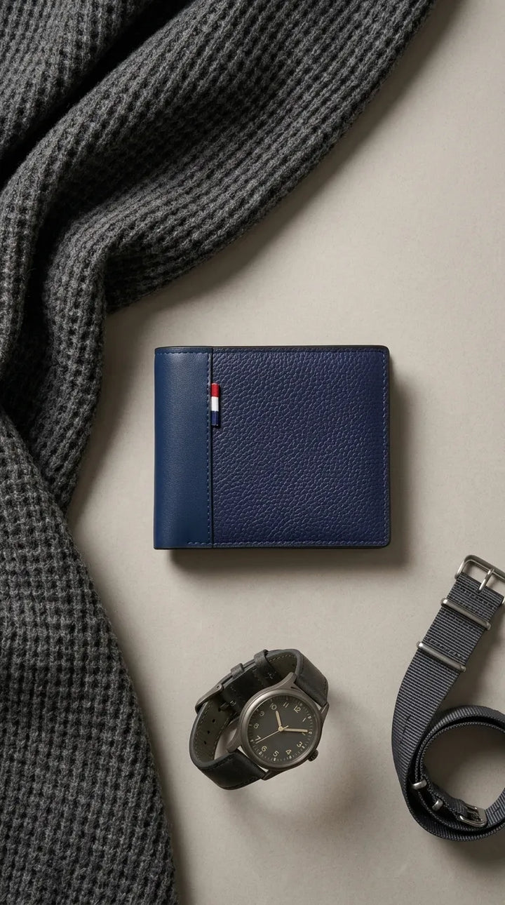 Blue Casual Wallet For Men P71009