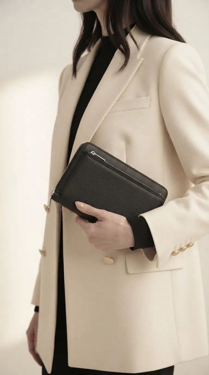 Black Formal Wallet For Women P71032