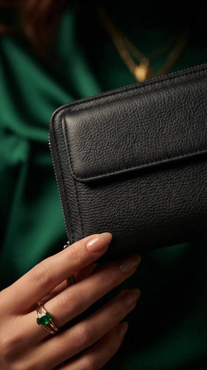 Black Formal Wallet For Women P71033