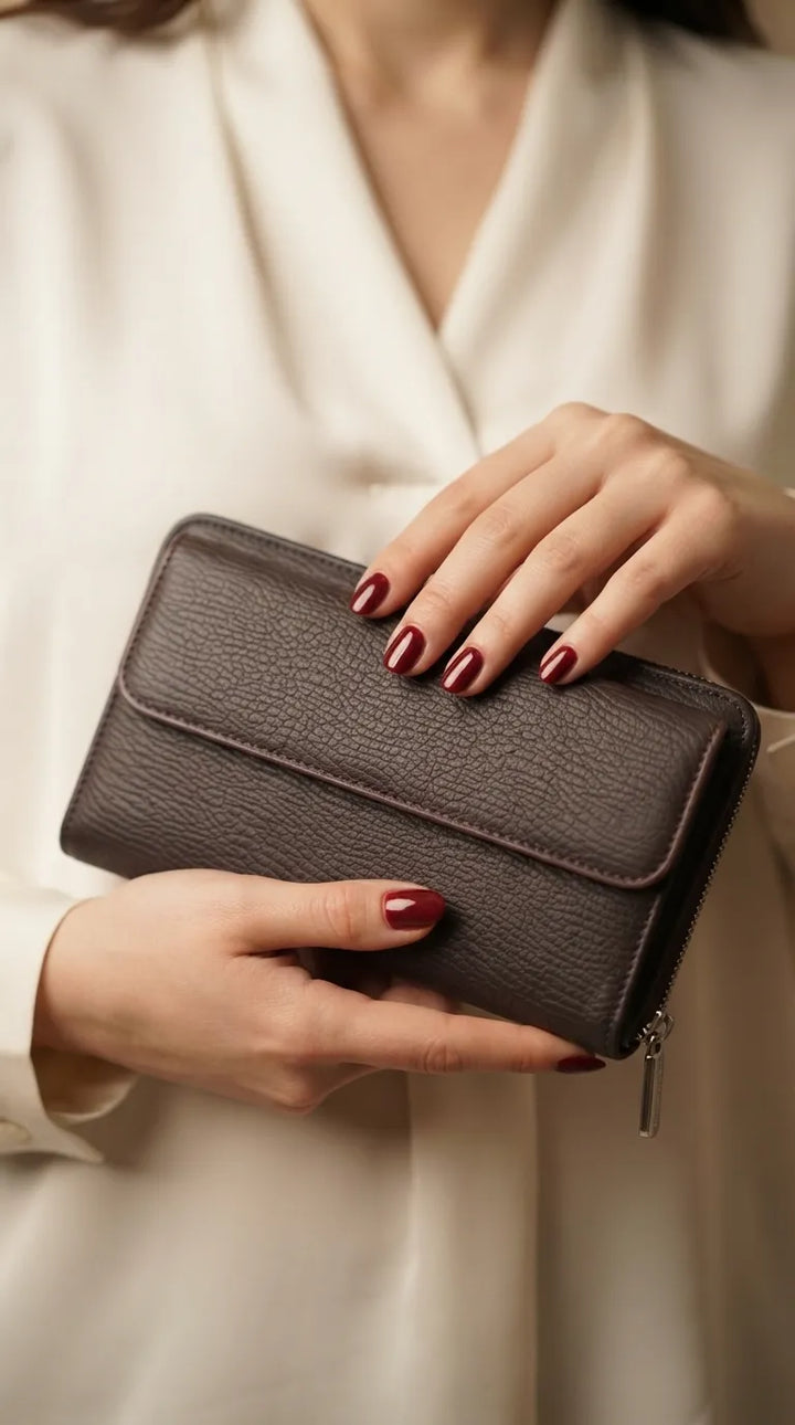 Coffee Formal Wallet For Women P71033