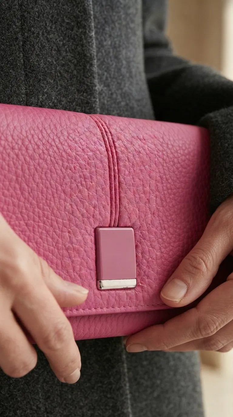Fuchsia Formal Wallet For Women P71044