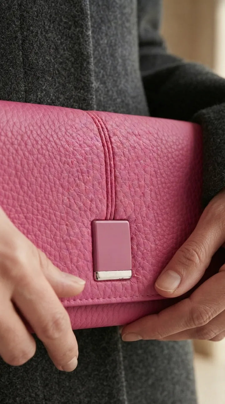 Fuchsia Formal Wallet For Women P71044