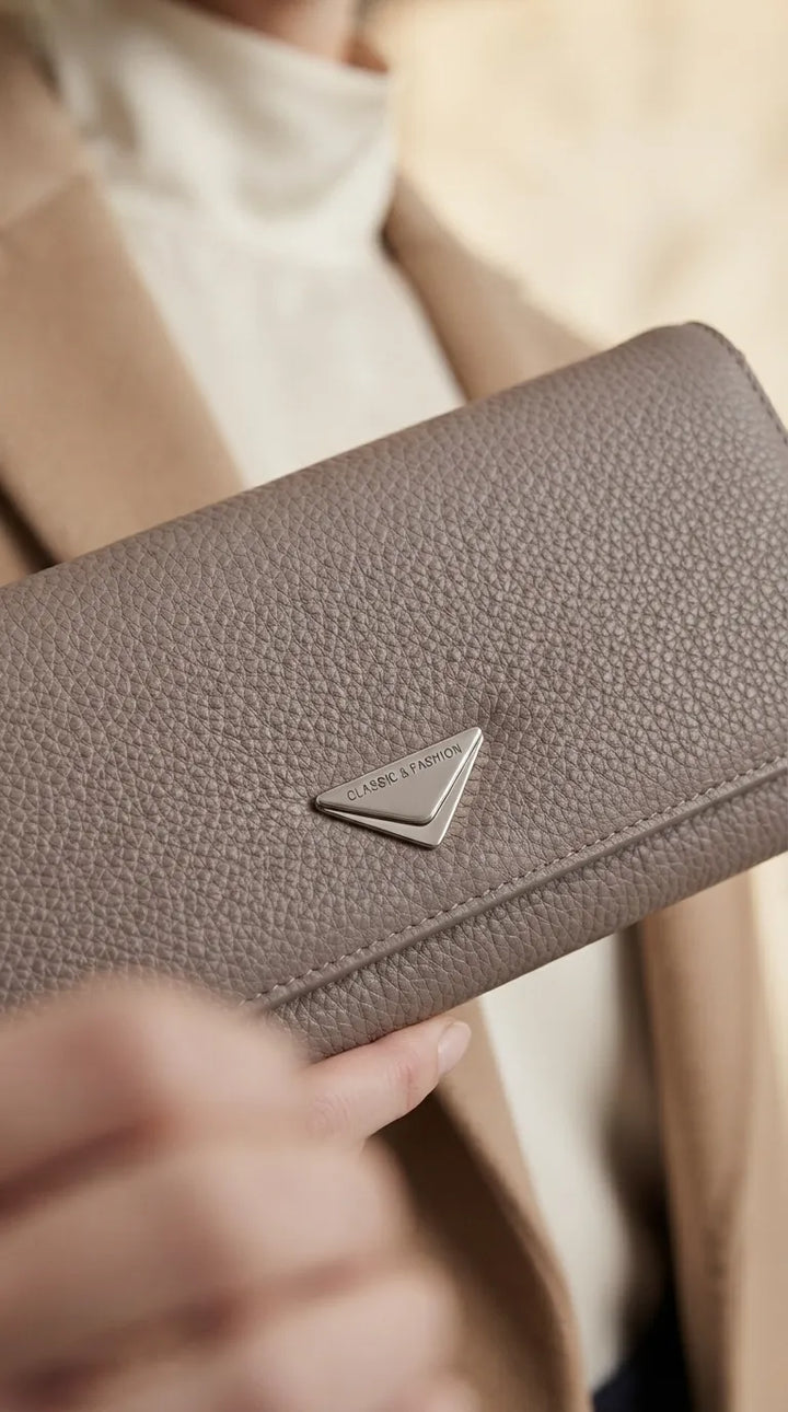 Grey Formal Wallet For Women P71045