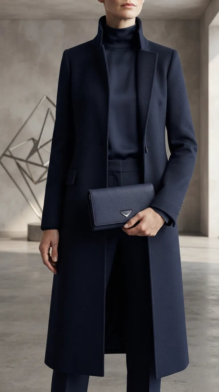Navy Formal Wallet For Women P71045