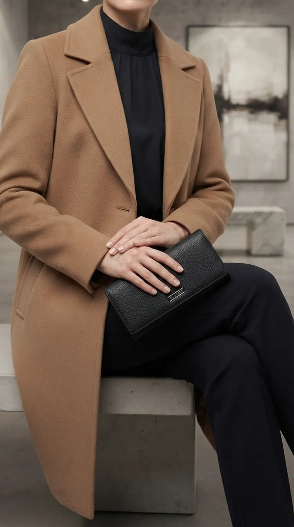 Black Formal Wallet For Women P71046