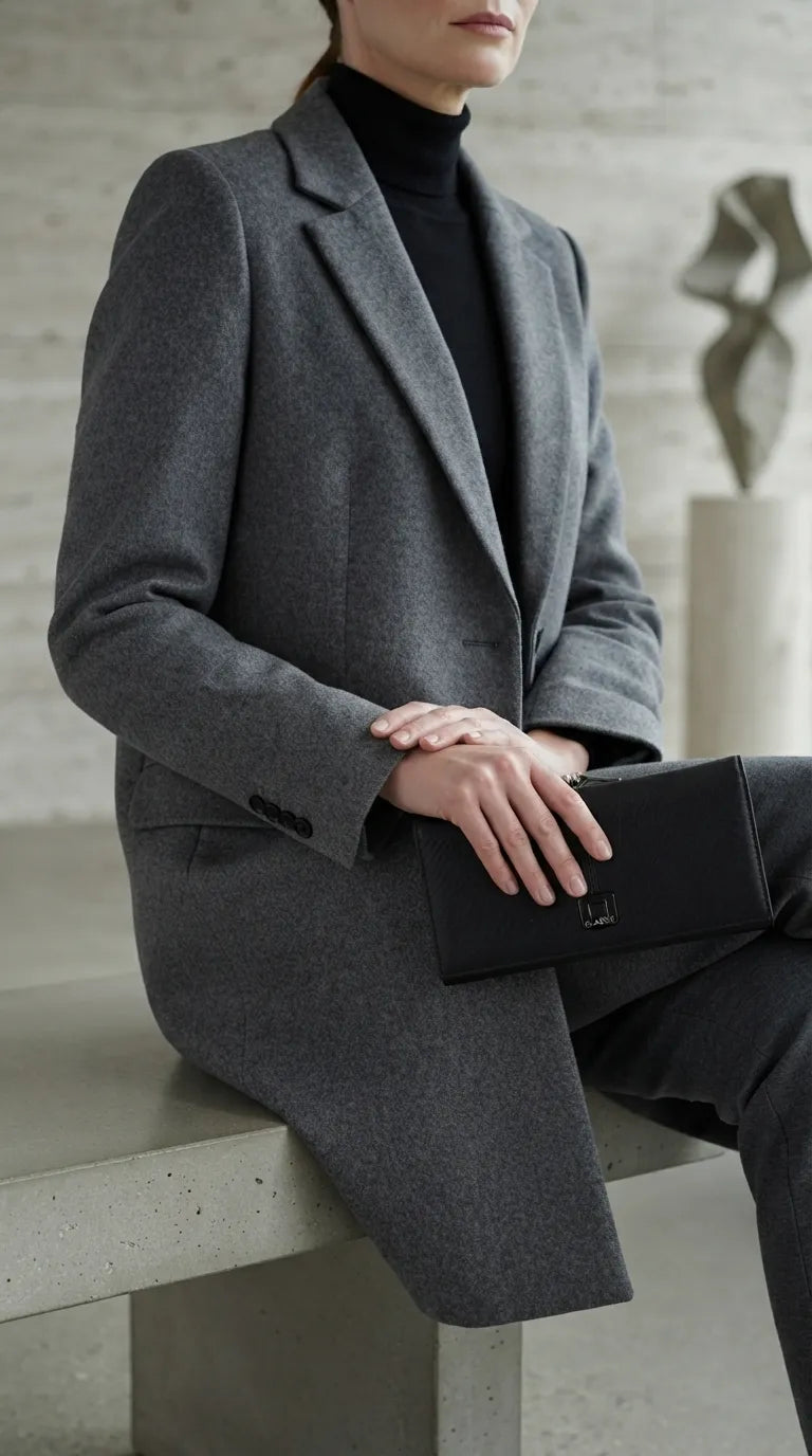 Black Formal Wallet For Women P71047