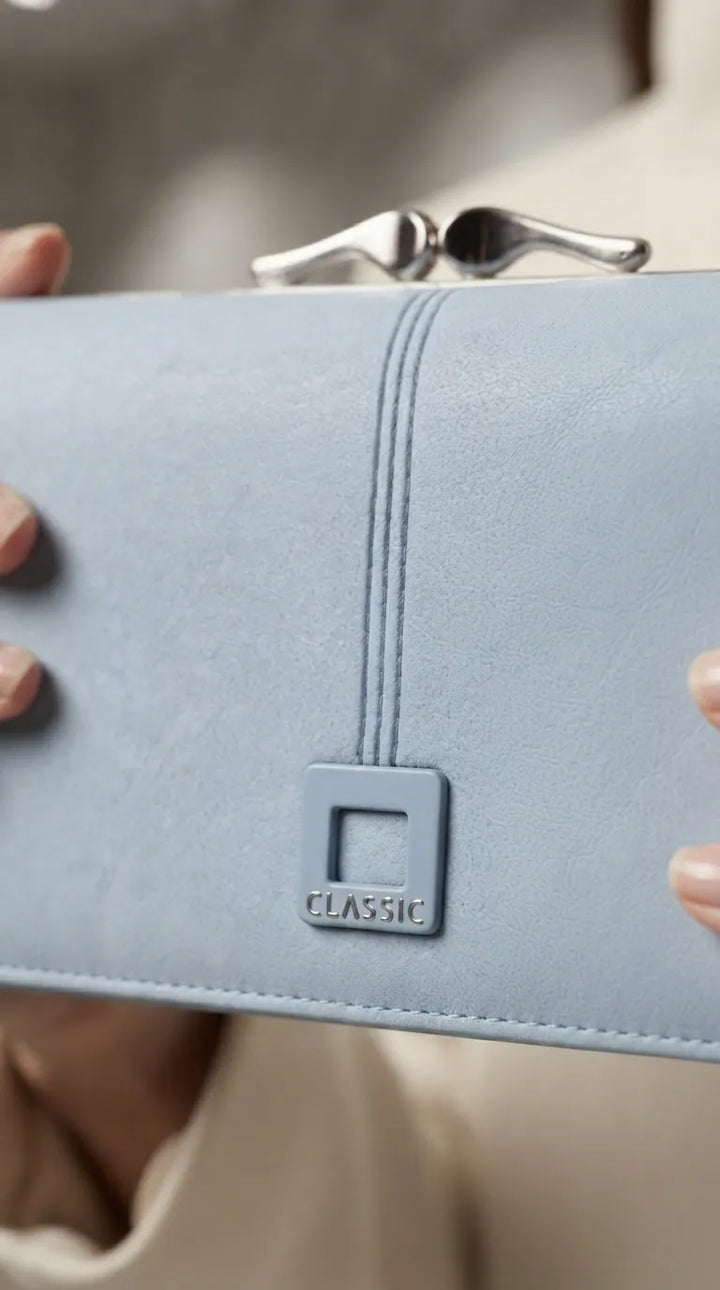 Sky Blue Formal Wallet For Women P71047