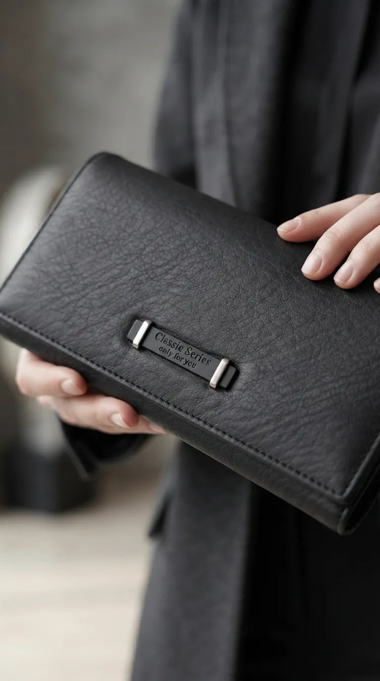 Black Formal Wallet For Women P71048