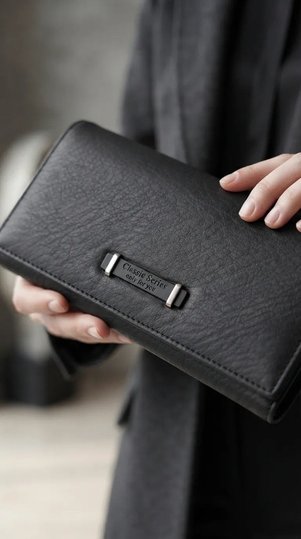 Black Formal Wallet For Women P71048