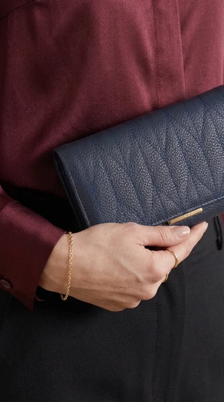 Navy Formal Wallet For Women P71049