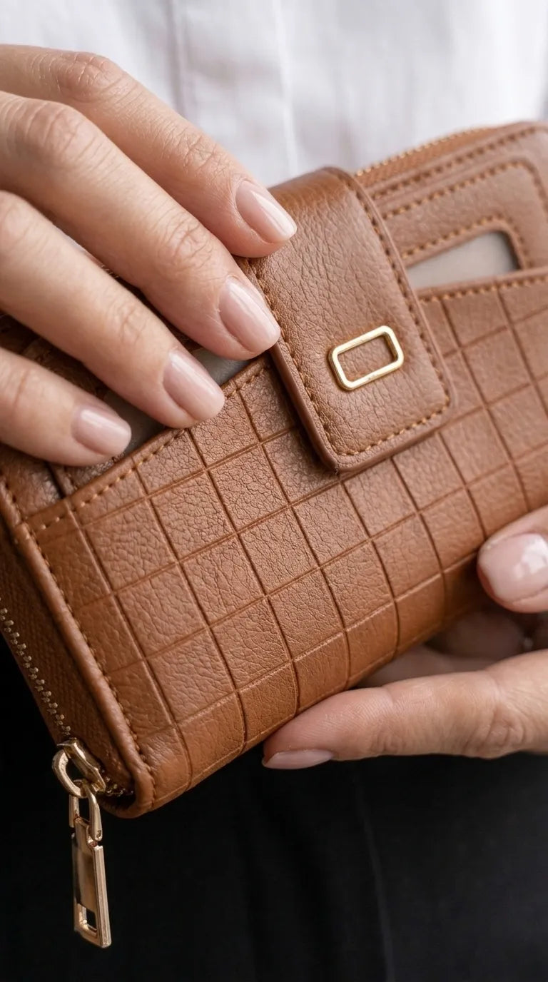Mustard Formal Wallet For Women P71055