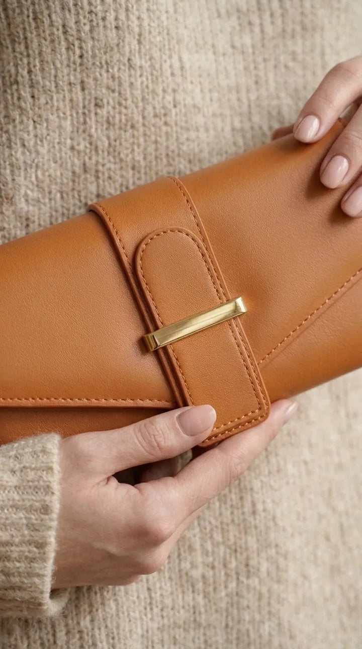 Mustard Formal Wallet For Women P71056