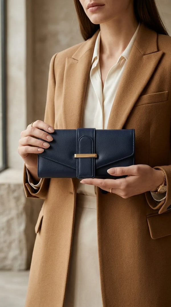 Navy Formal Wallet For Women P71056