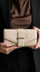 Beige Formal Wallet For Women P71056