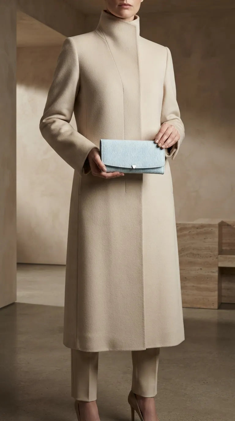 Sky Blue Formal Wallet For Women P71058