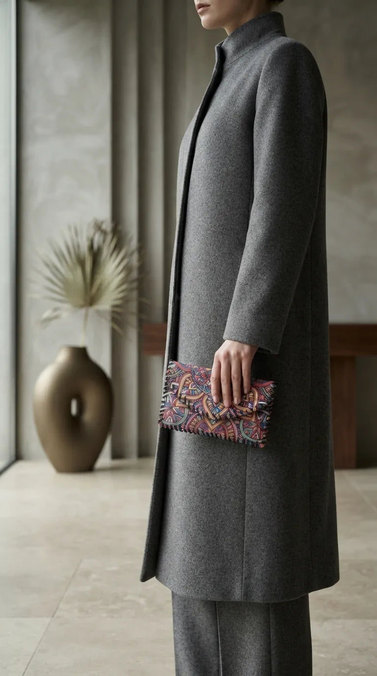 Red Formal Wallet For Women P71059