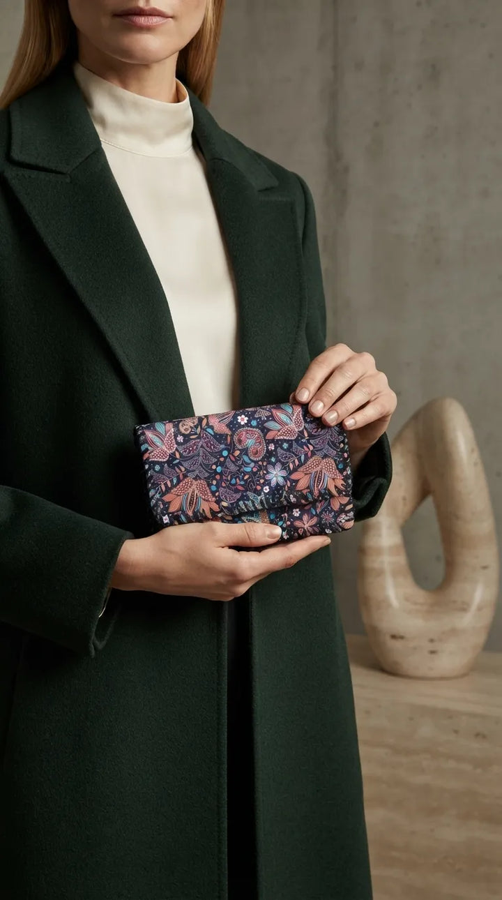 Purple Formal Wallet For Women P71062