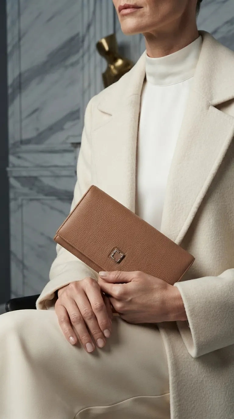 Mustard Formal Wallet For Women P71077