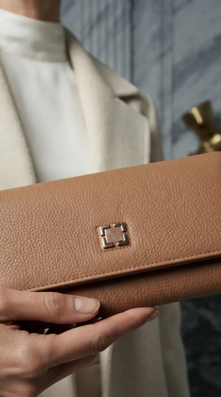 Mustard Formal Wallet For Women P71077