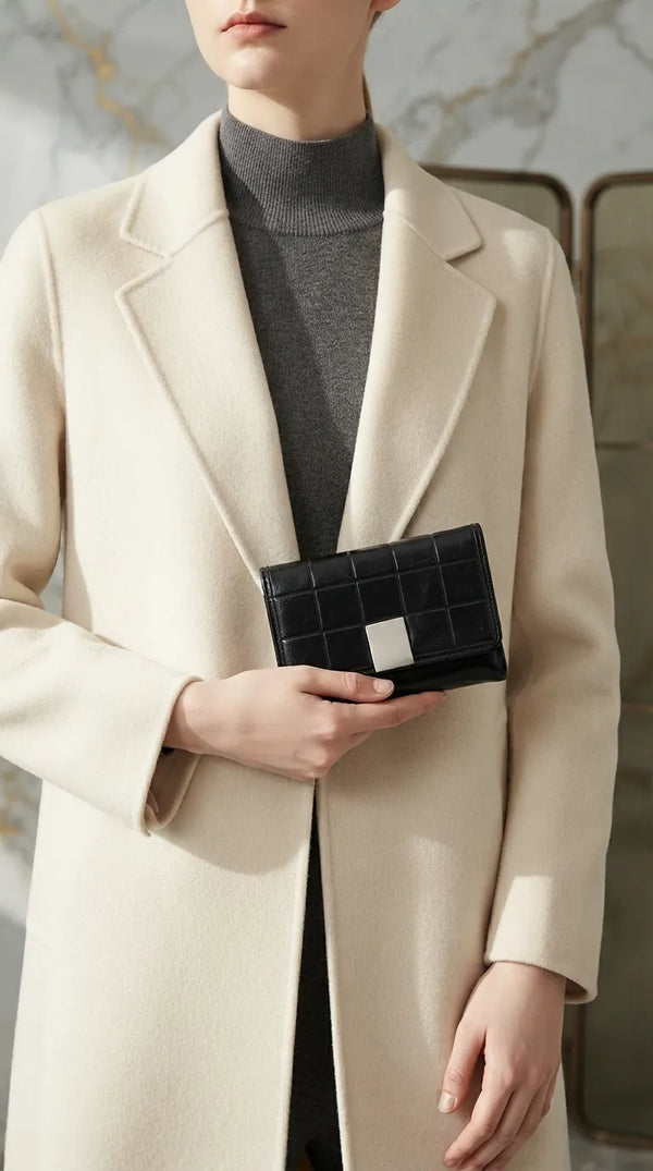 Black Formal Wallet For Women P71078