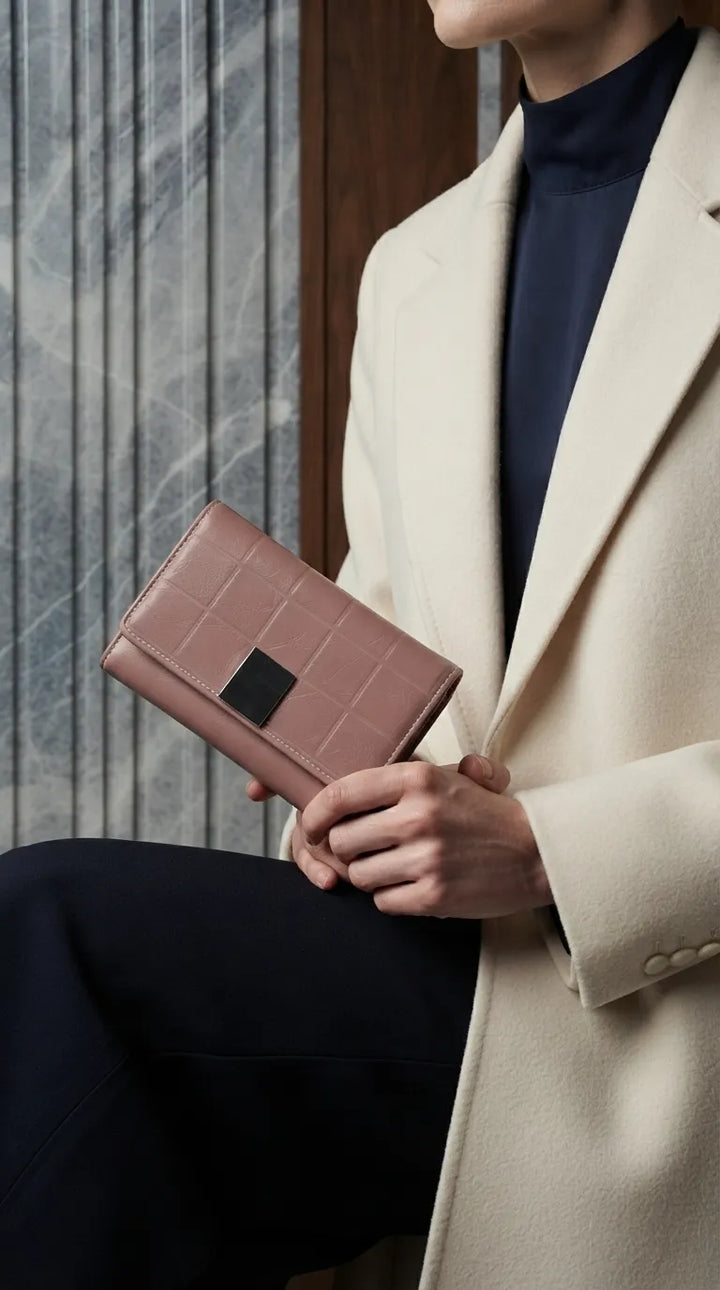 Pink Formal Wallet For Women P71078