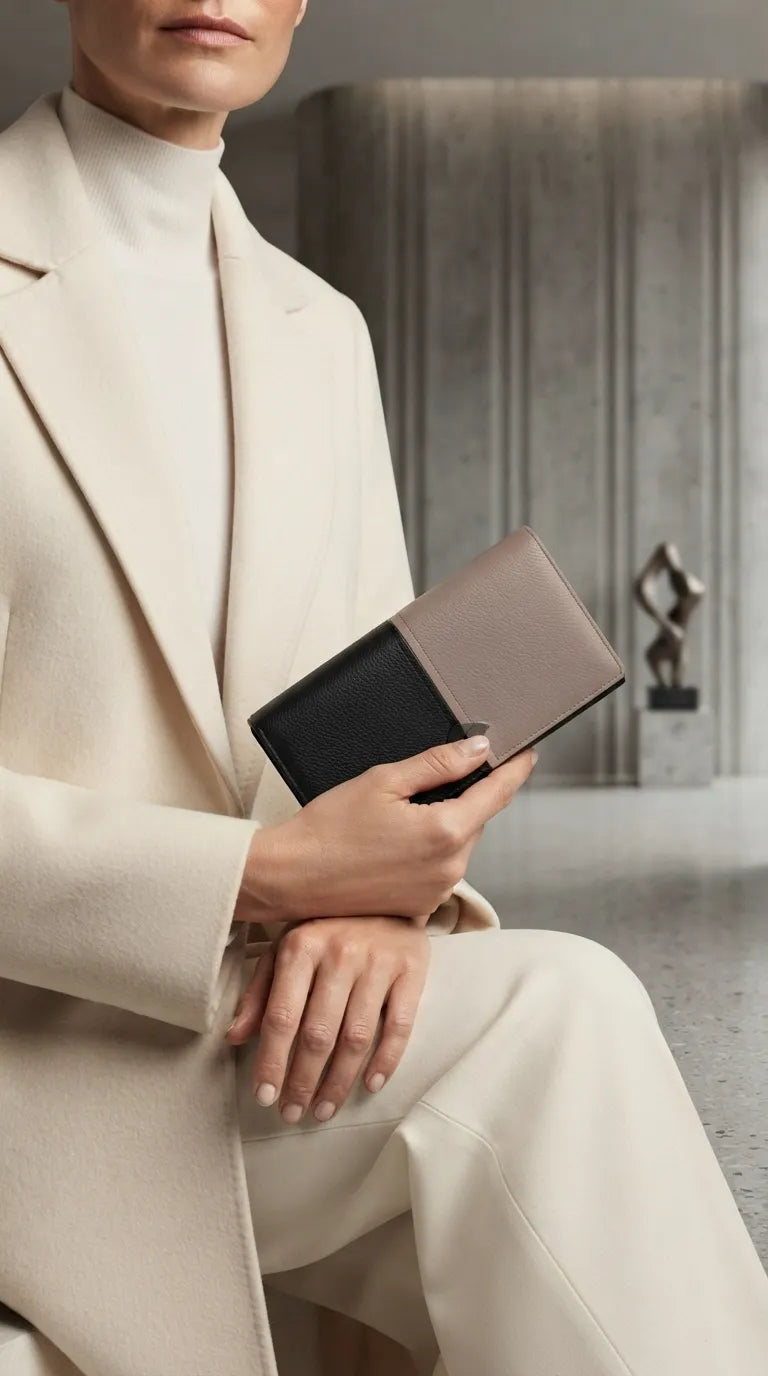Black Formal Wallet For Women P71079