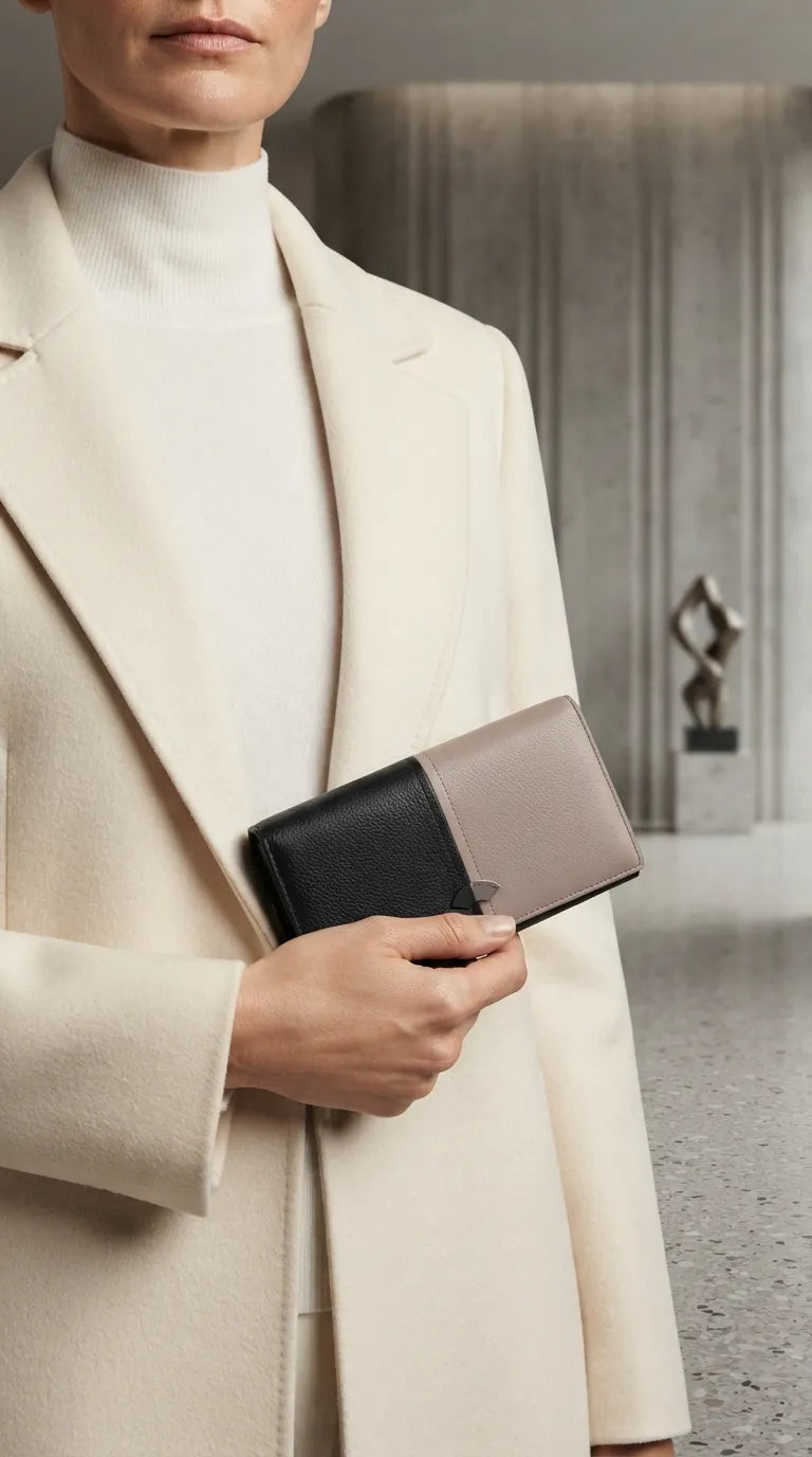 Black Formal Wallet For Women P71079