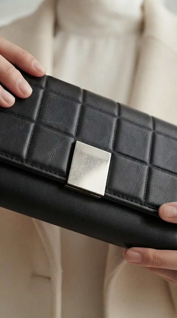 Black Formal Wallet For Women P71080