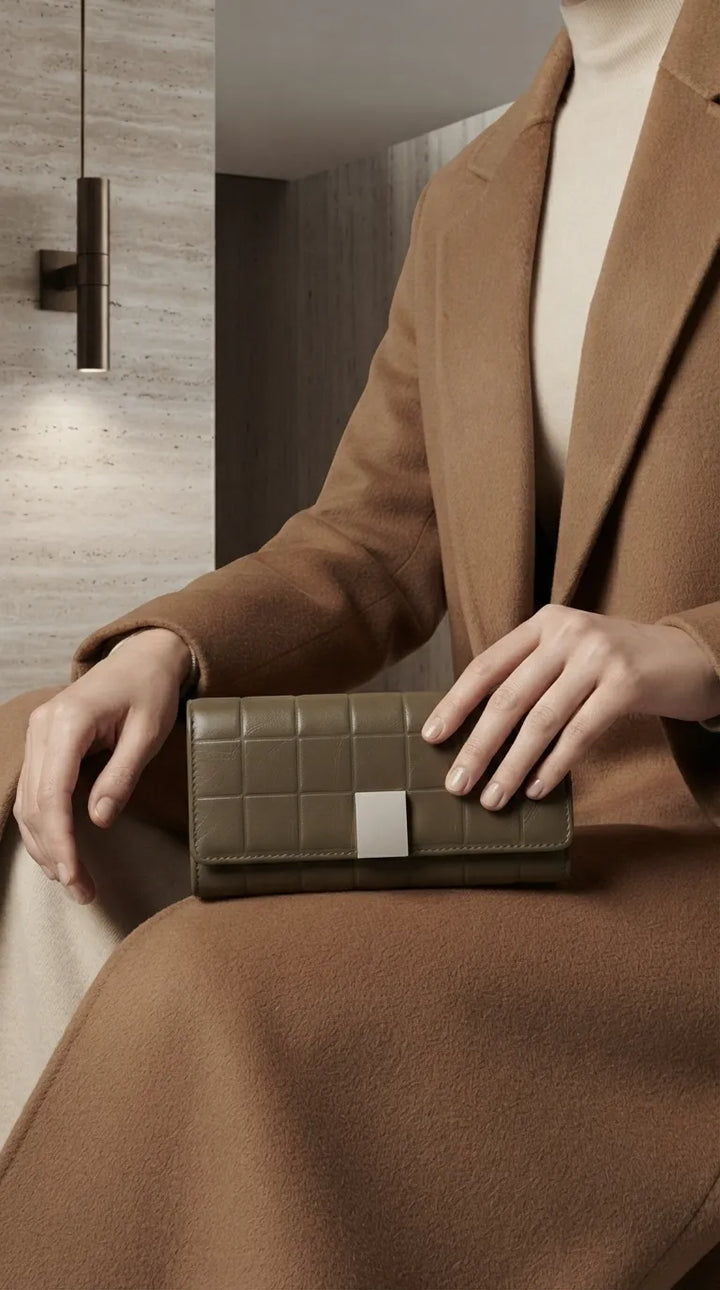 Green Formal Wallet For Women P71080