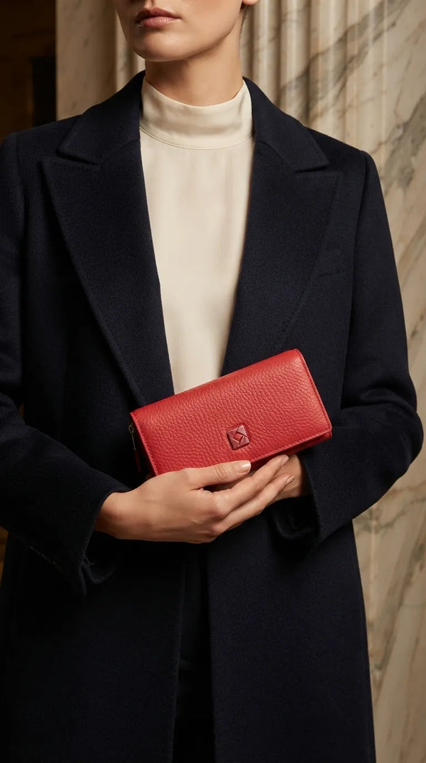 Red Formal Wallet For Women P71082
